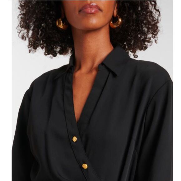 Veronica Beard Women's Mini Wright Dress Black Sz 0 NWT 498 - Picture 4 of 5